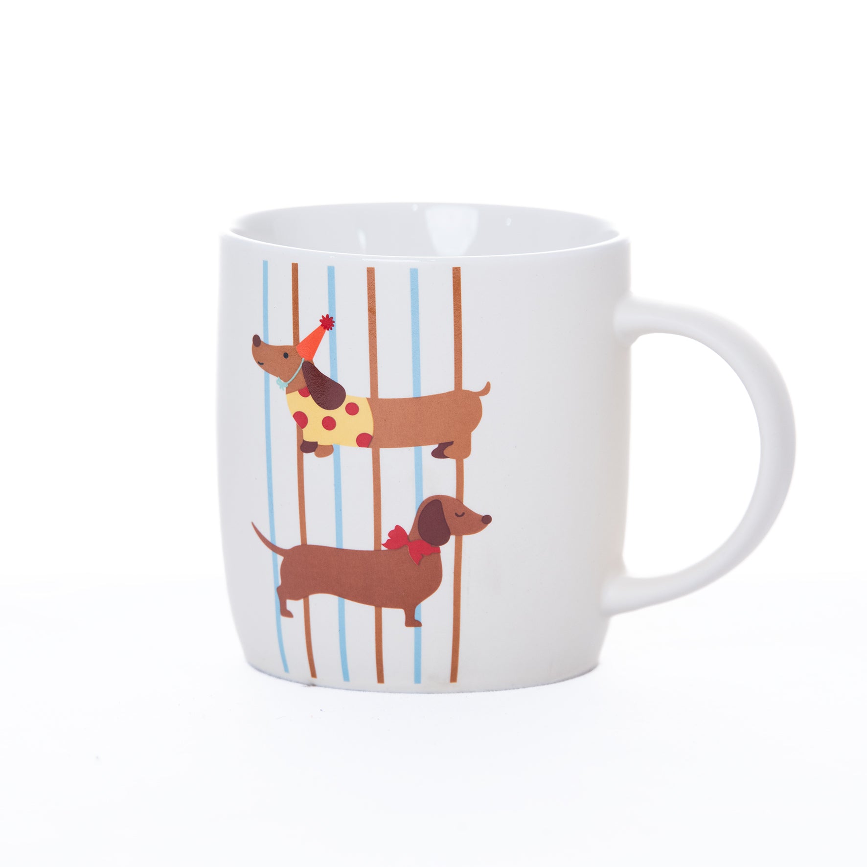 Taza de Porcelana con Perritos
