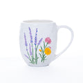 Taza de Porcelana Floral