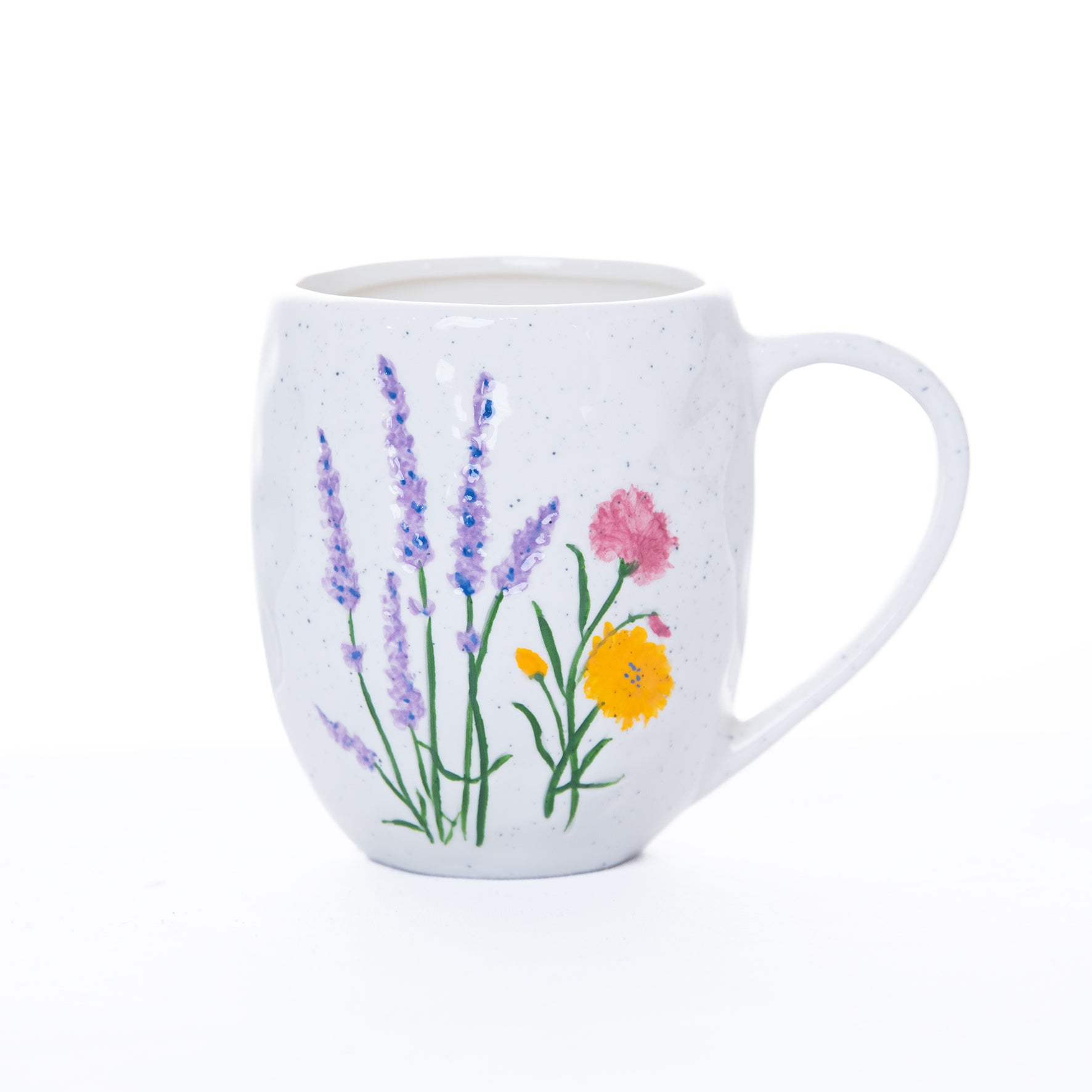 Taza de Porcelana Floral
