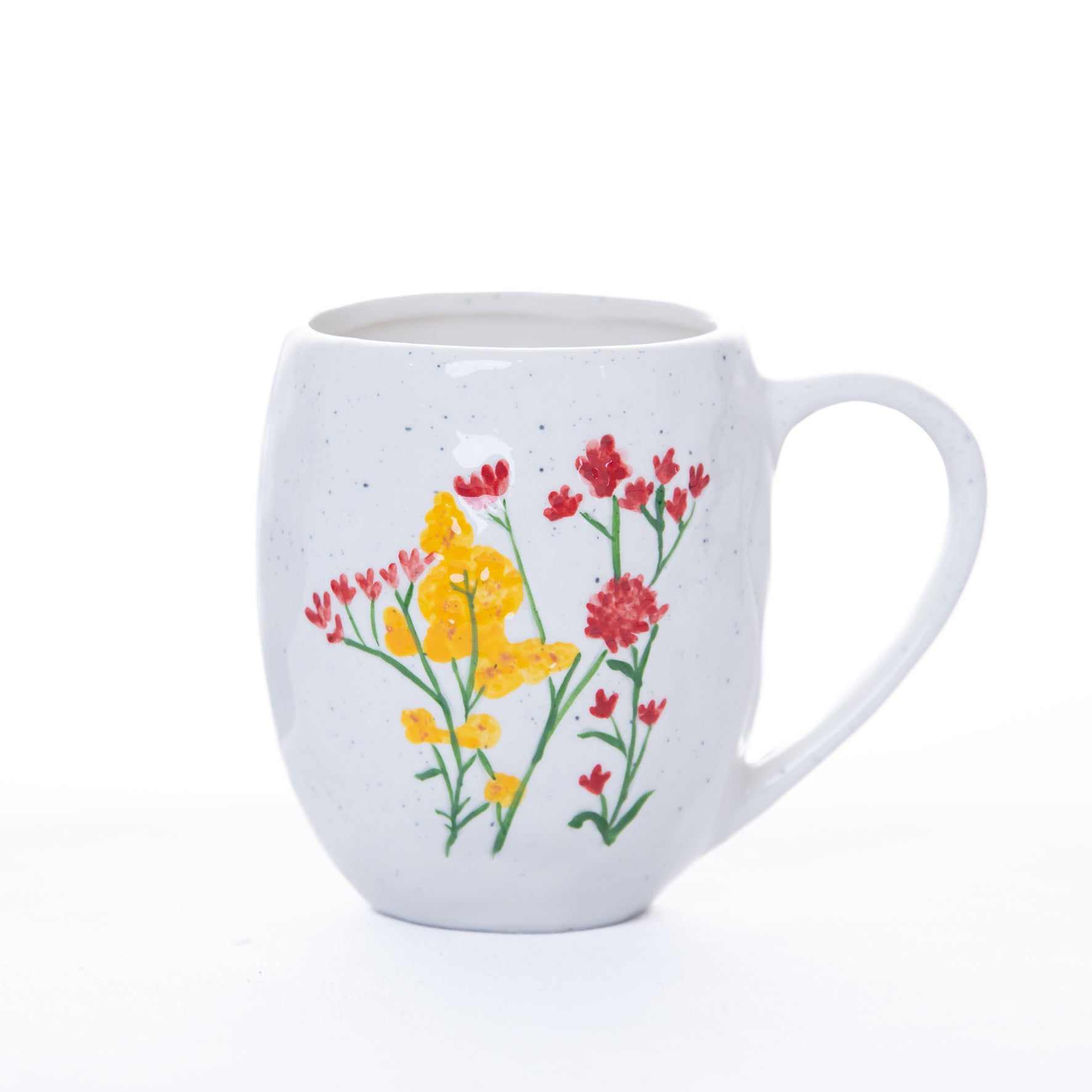Taza de Porcelana Floral