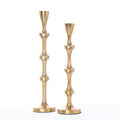 Candelabros de Aluminio Dorado